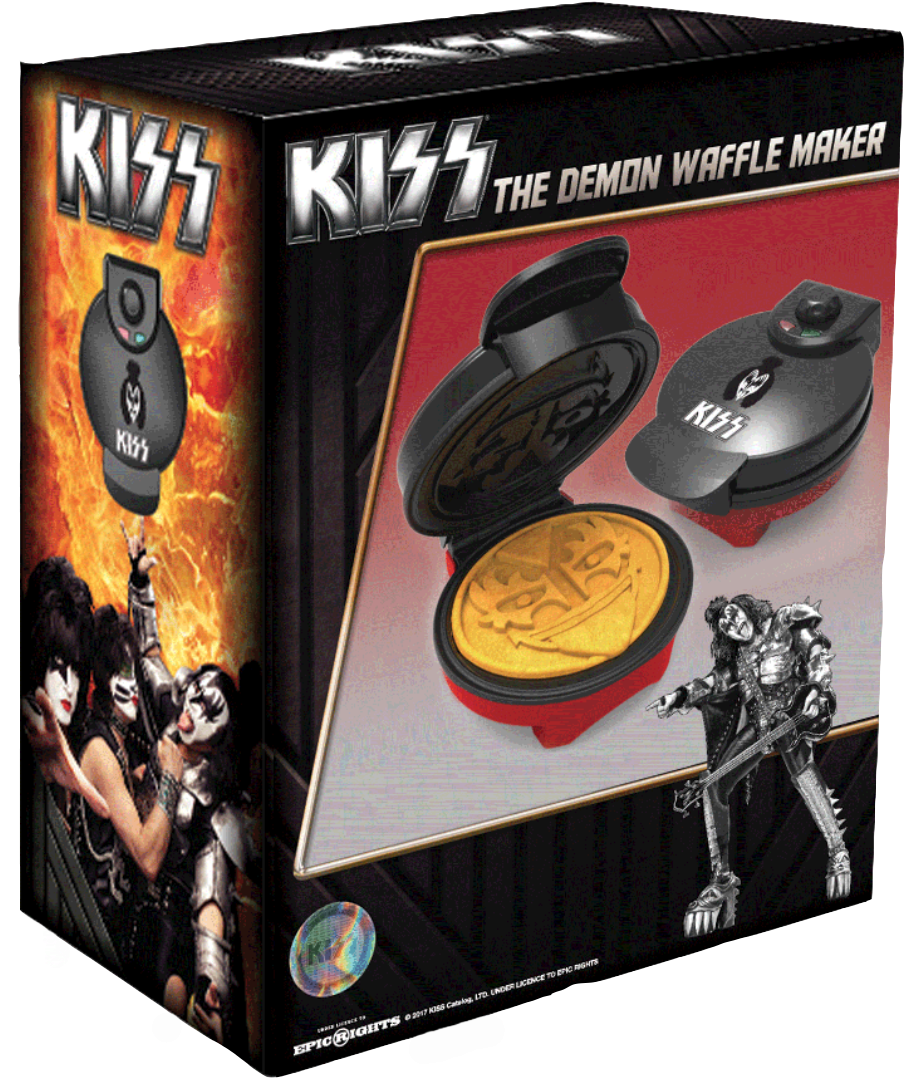 Kiss Band Png - Kiss Waffle Maker Clipart (904x1078), Png Download