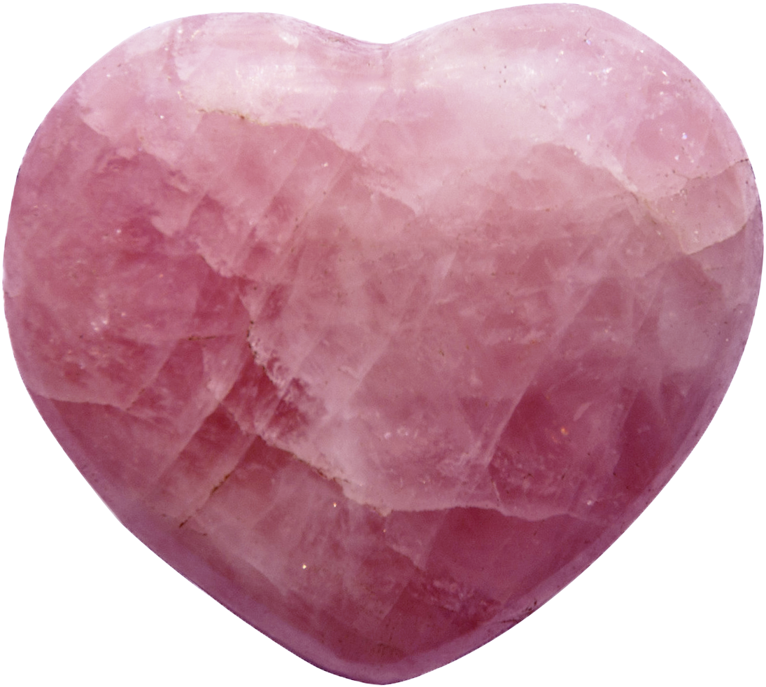 Rose Quartz Png Image - Transparent Rose Quartz Heart Clipart (1600x1242), Png Download