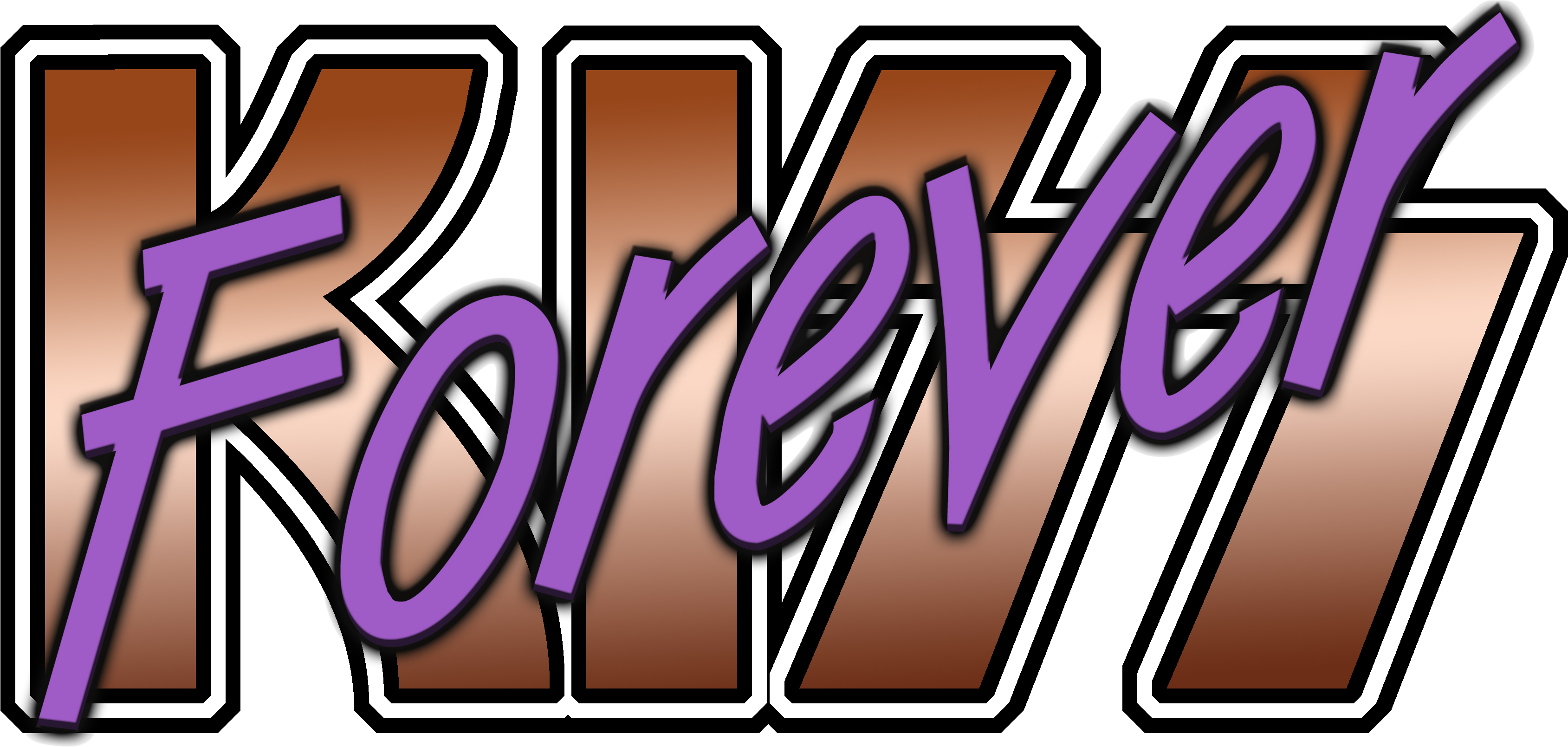 Kiss Forever Band Clipart (3481x1660), Png Download