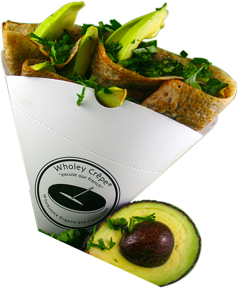Wholesome Gluten Free Crepes - Avocado Clipart (824x998), Png Download