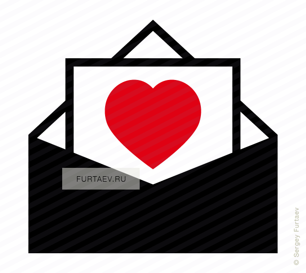 Letters Vector Love - Letter Pictogram Clipart (620x553), Png Download