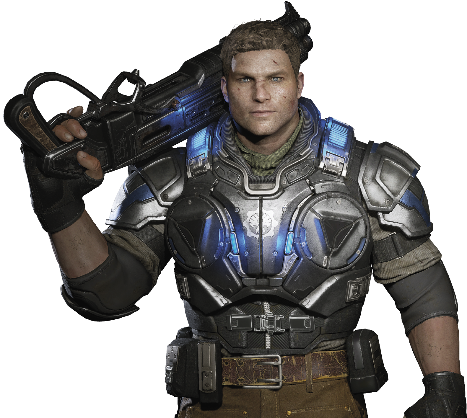 Gears 4 Png - Gears Of War 4 Render Clipart (1664x1461), Png Download