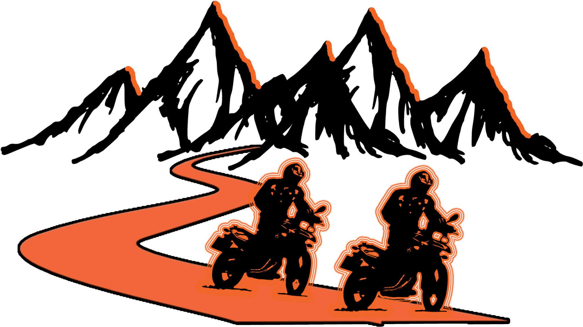 2 Wheel Adventurer - Illustration Clipart (2085x1169), Png Download
