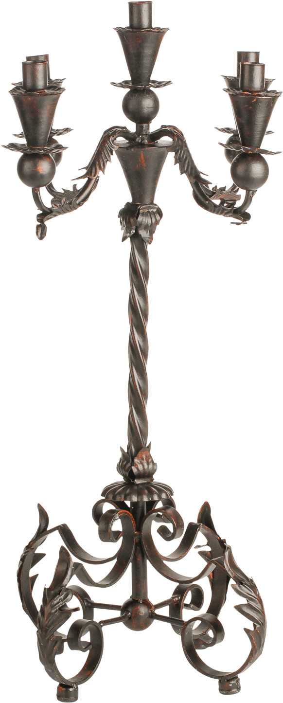 Morticia Candelabra - Antique Clipart (980x1603), Png Download