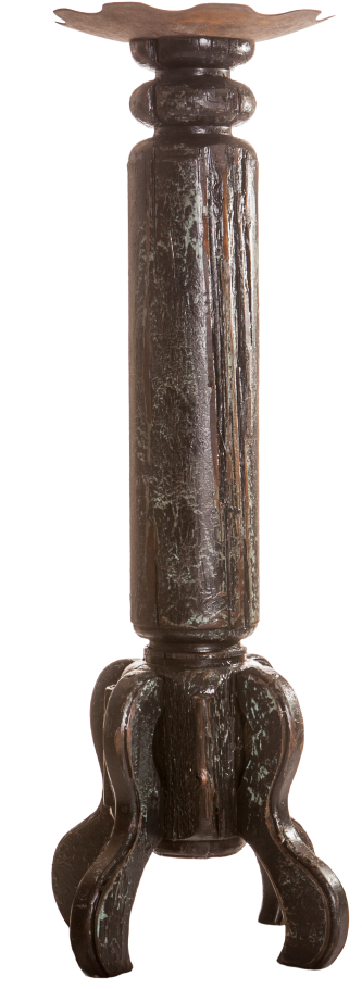 Oversized Candelabra Iii - Antique Clipart (448x1000), Png Download