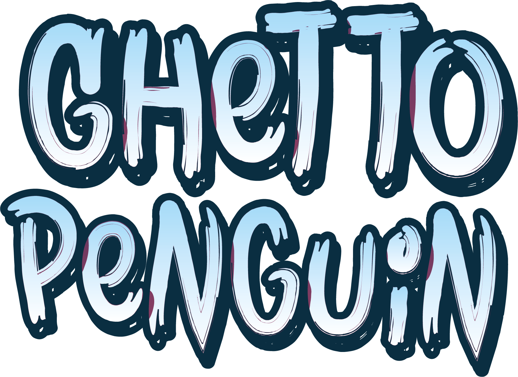 From The Lunatics That Brought You Riot Squad, They - Ghetto Penguin Logo Clipart (1777x1295), Png Download