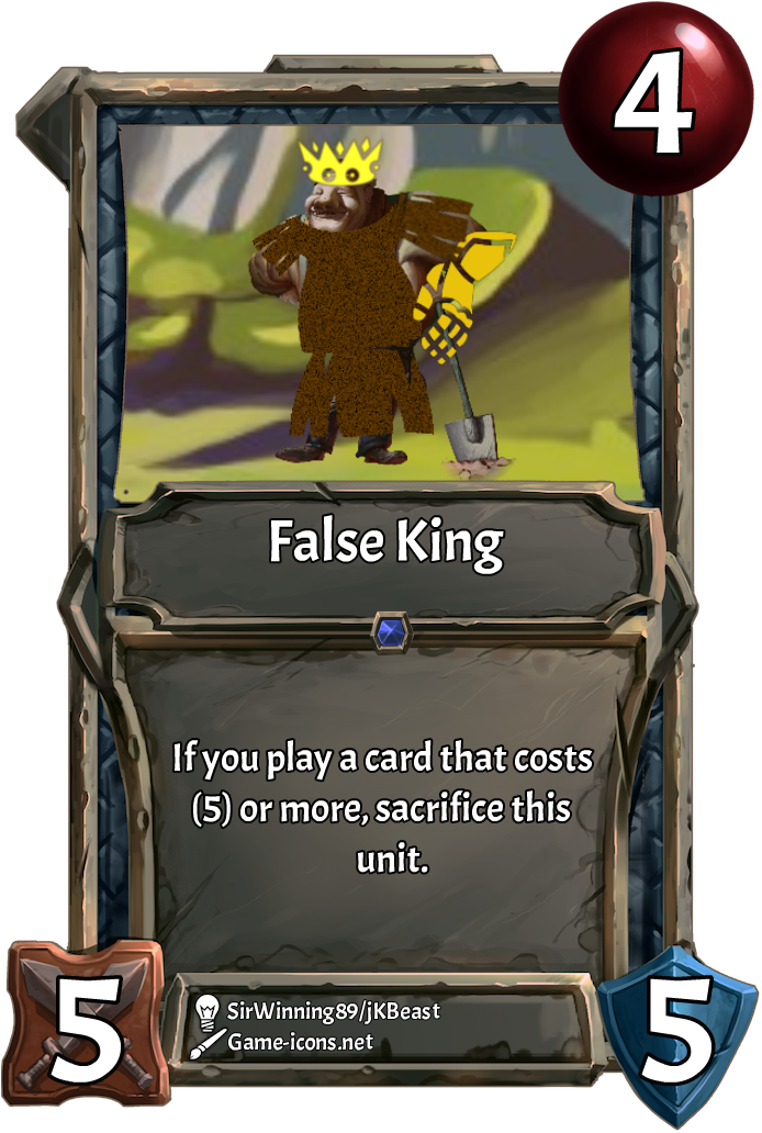 [card] False King - Portable Network Graphics Clipart (700x1041), Png Download