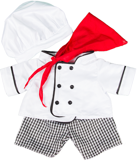 Chef Outfit - Teddy Bear Clipart (520x600), Png Download
