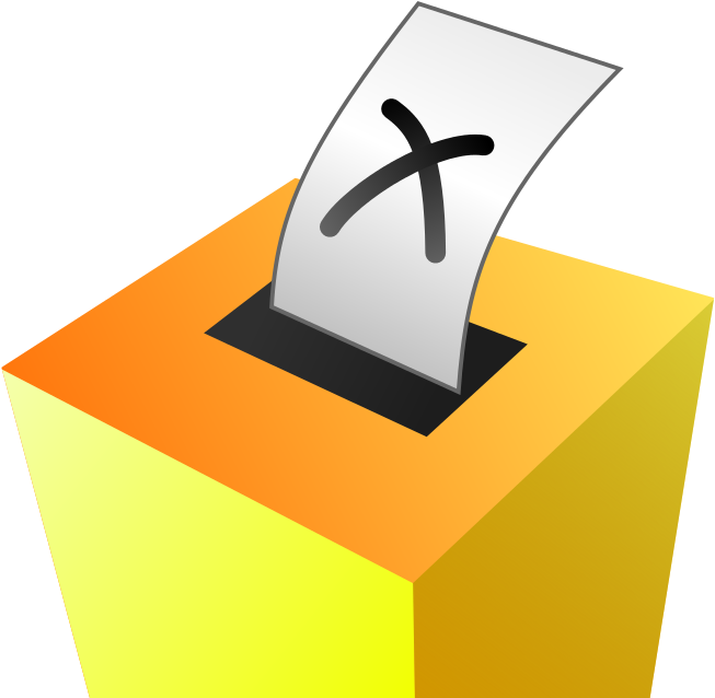 A Coloured Voting Box - Votacion Png Clipart (768x768), Png Download