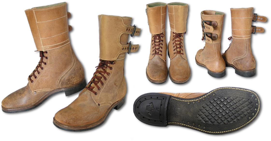 Composition Sole Combat Service Boots - M1939 Shoes Service Composition Sole Clipart (1135x620), Png Download
