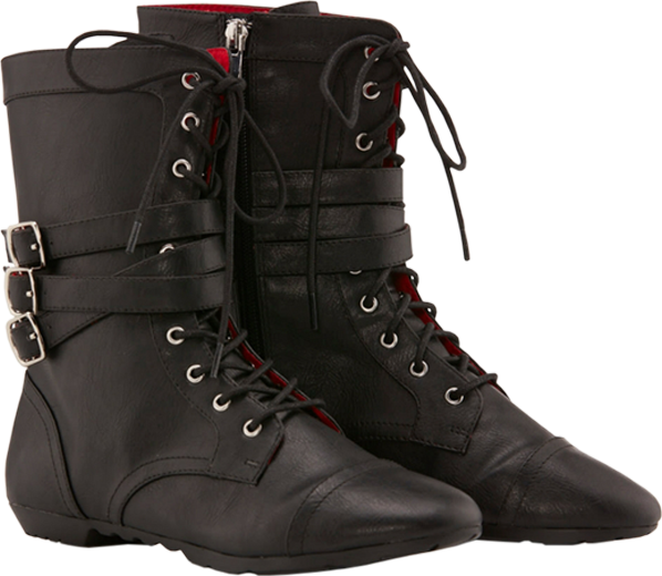 Rebel Combat Boot - Motorcycle Boot Clipart (598x520), Png Download