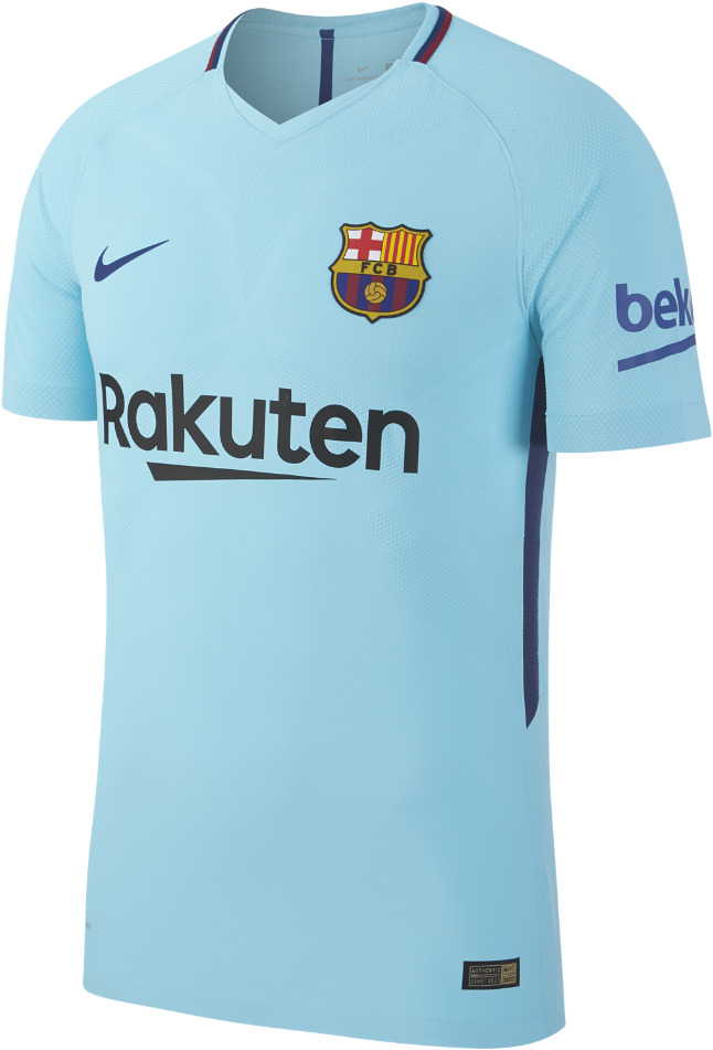 Nike 2017/18 Fc Barcelona Vapor Match Away Men's Soccer - Barcelona Fc Jersey 17 18 Clipart (1000x1000), Png Download