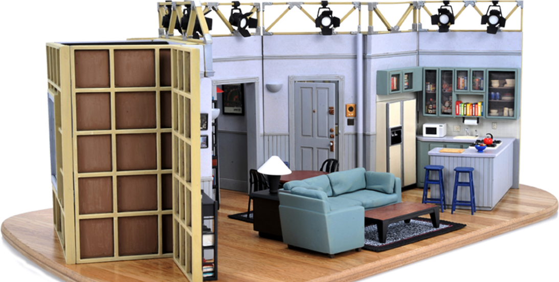 Buy Jerry Seinfeld's Apartment For Us$400 - Seinfeld Set Replica Clipart (1093x551), Png Download