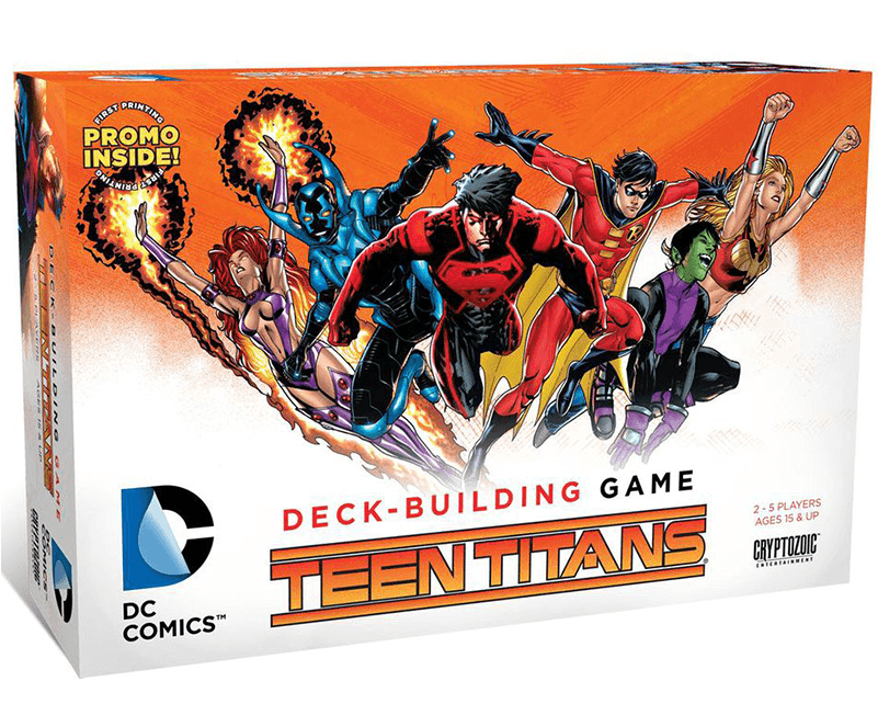 Dc Comics Deck-building Game - Teen Titans Deck Building Game Clipart (800x800), Png Download