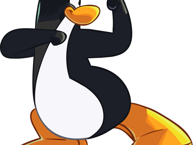 Rockhopper Penguin Clipart Club Penguin - Cartoon - Png Download (640x480), Png Download