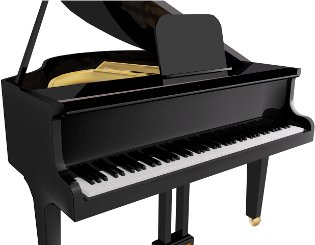 Free Piano Clipart - Aesthetic Piano Transparent Background - Png Download (640x480), Png Download