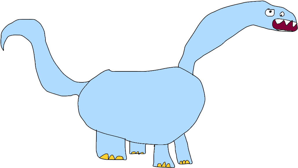 Dinosaurdrawings - Hand Drawn Dinosaur Clipart (1146x626), Png Download