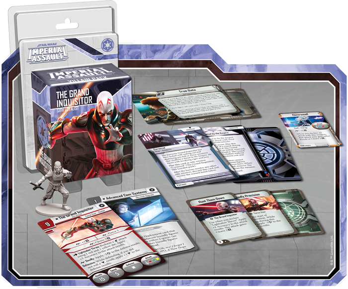 Fan Creations - Star Wars Imperial Assault The Grand Inquisitor Villain Clipart (700x580), Png Download