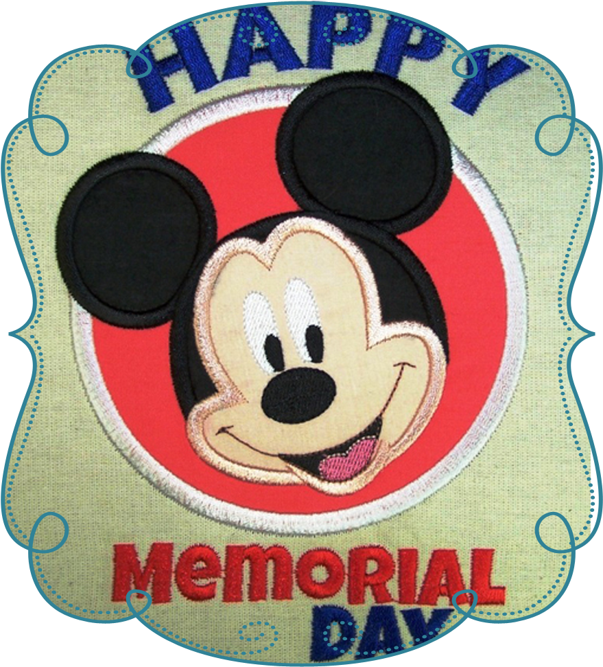 Happy Memorial Day - Cartoon Clipart (1000x1000), Png Download