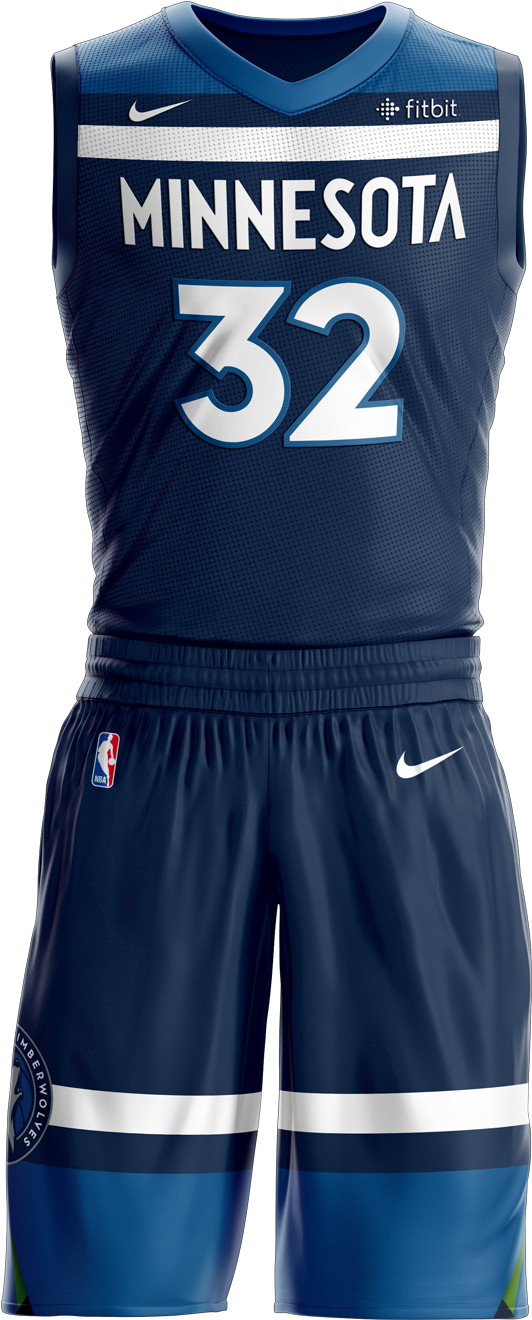 Karl Anthony Towns Jersey 9 Ricky Rubio 22 Andrew Minnesota - Minnesota Timberwolves Jersey 2017 18 Clipart (900x1326), Png Download
