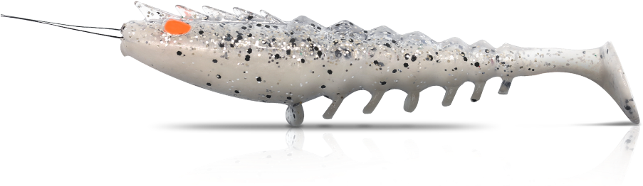 Prawn Paddle Tail 80mm White Lightning - Alligator Clipart (940x940), Png Download