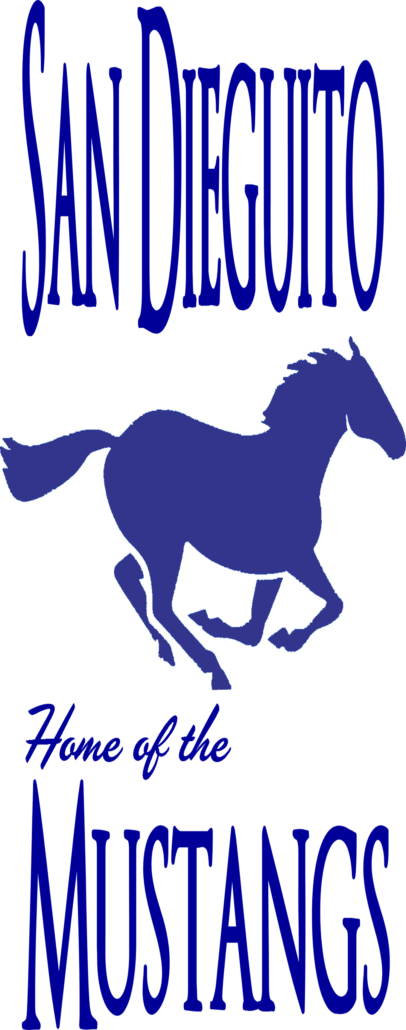 Vertical Banners Make Great Directional Signs - Stallion Clipart (1357x3439), Png Download