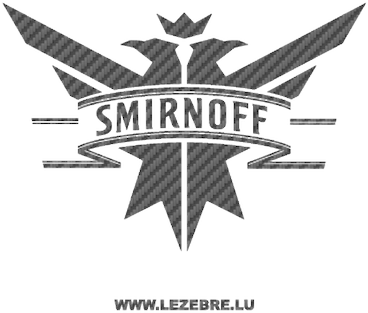 Sticker Carbone Smirnoff Logo - Smirnoff Clipart (800x800), Png Download