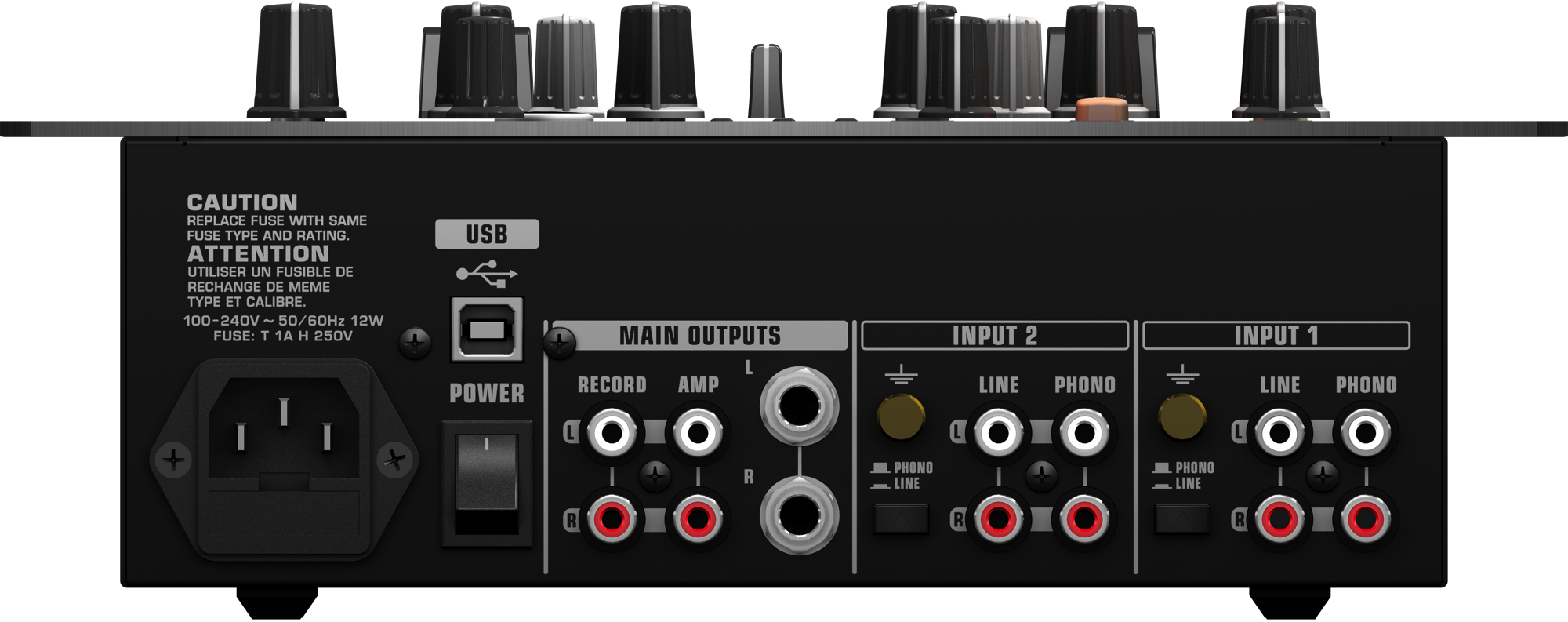 Pro Mixer Nox202 - Mixer Behringer Nox 202 Usb Clipart (2000x793), Png Download