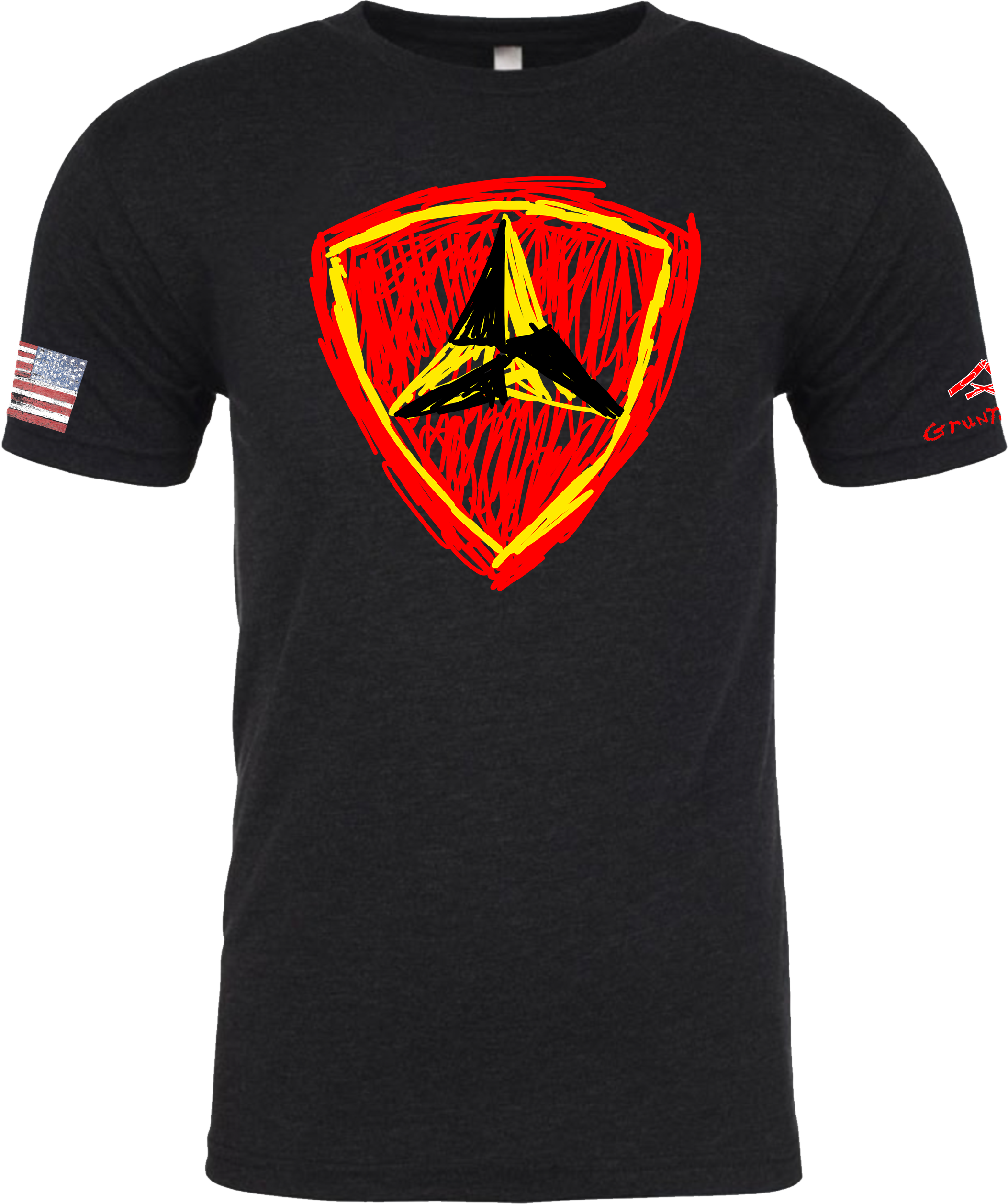 3rd Mar Div Crayon Shirt - Active Shirt Clipart (2808x2808), Png Download