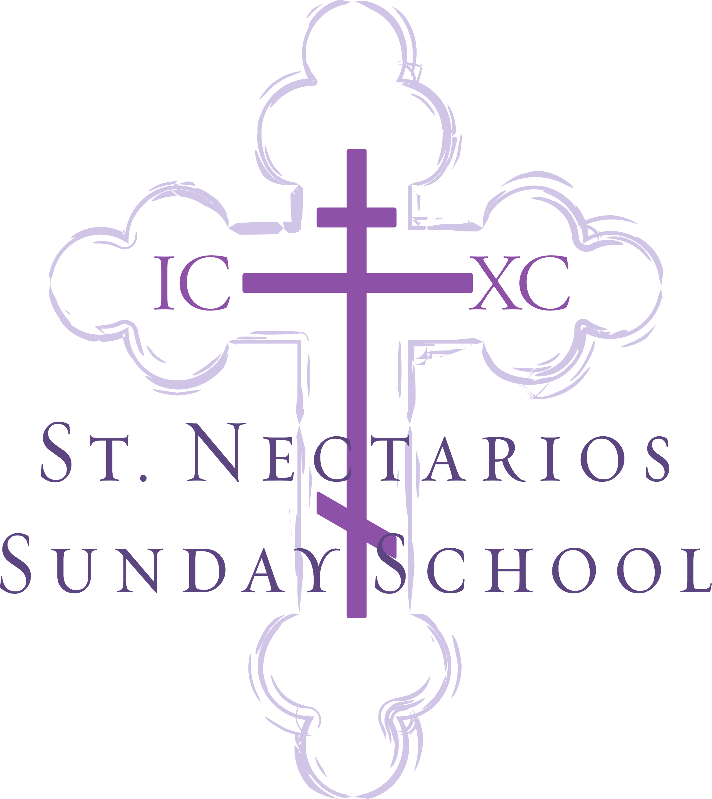 Sunday School - Russian Orthodox Symbols Clipart (2333x2617), Png Download