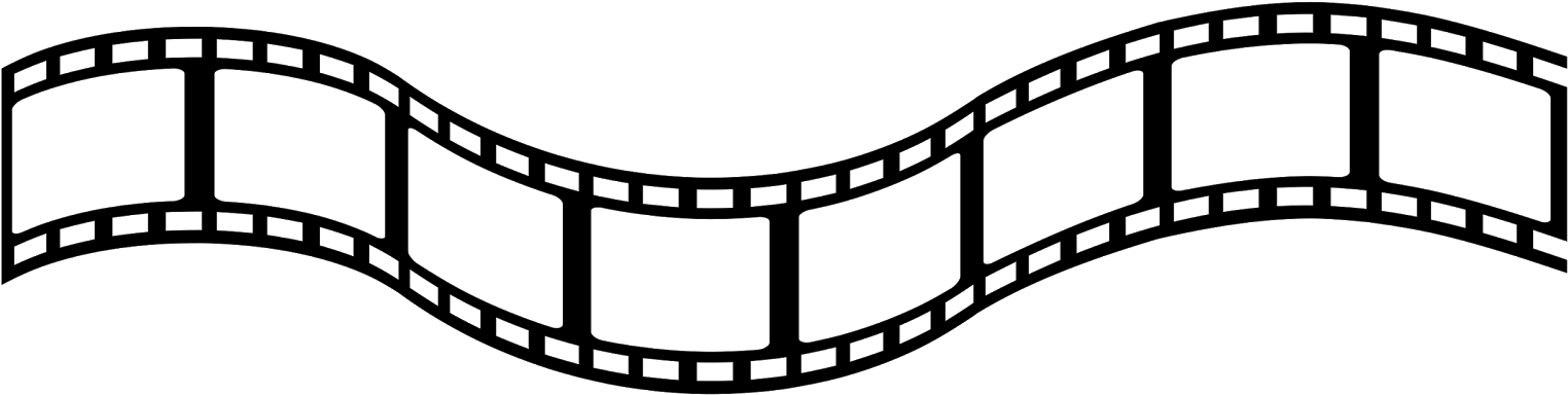 Stock Film Clip Tumblr Transparent - Clipart Film Strip Png (1280x426), Png Download