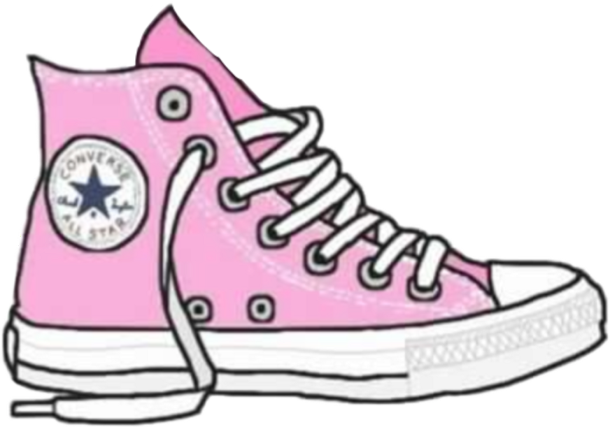 Converse Pink Tumblr - Png Converse Clipart (710x480), Png Download