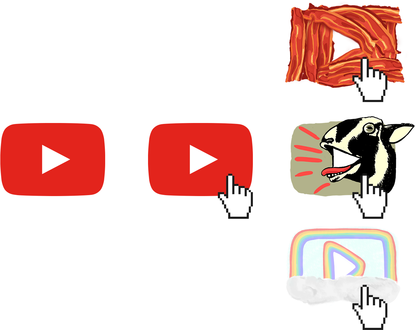 Youtube Logo Transparent Png Clipart (2500x1056), Png Download