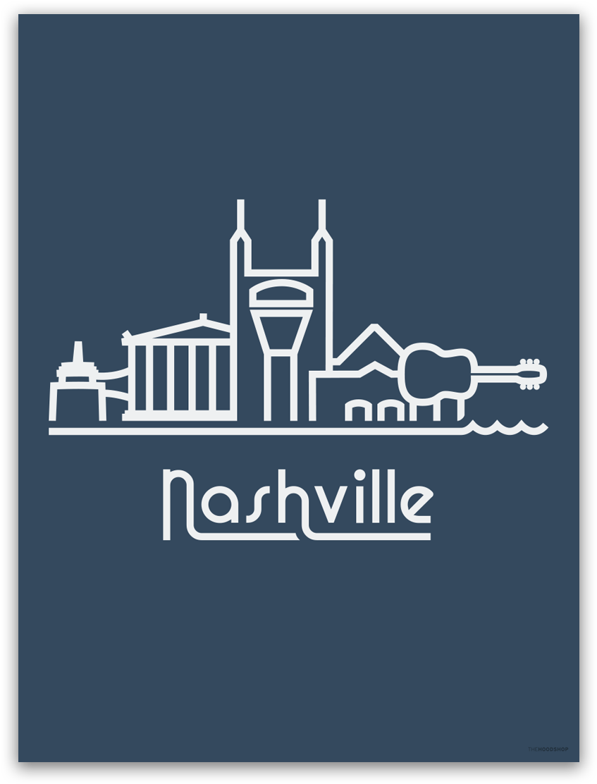 Nashville Skyline - Google Search - Nashville Skyline Logo Clipart (900x1192), Png Download