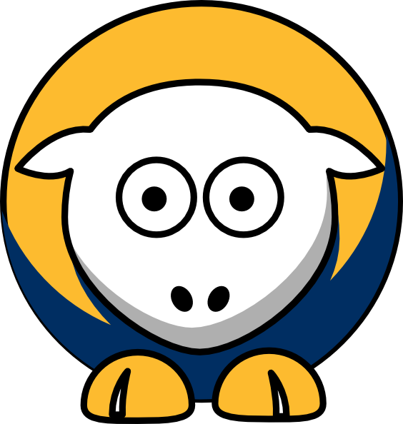Sheep Nashville Predators Team Colors Clip Art - College Football - Png Download (564x594), Png Download