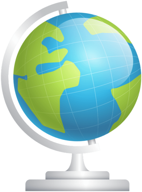 Free Png Download Earth Globe Clipart Png Photo Png - Globe Transparent Png (480x646), Png Download