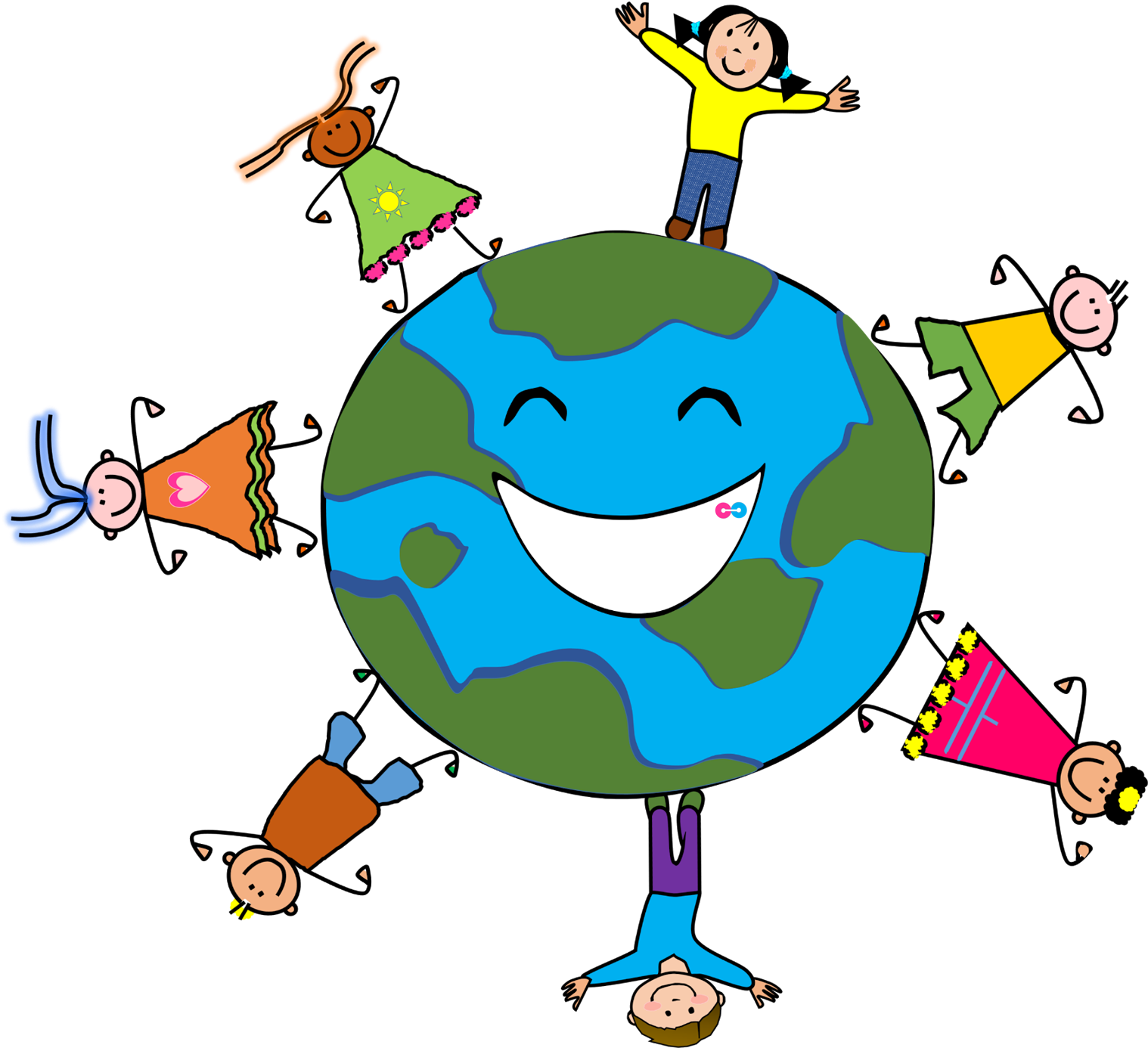 Earth Clipart For Kids Clipart Club Free Cliparts - Kids Earth Clipart - Png Download (1600x1447), Png Download