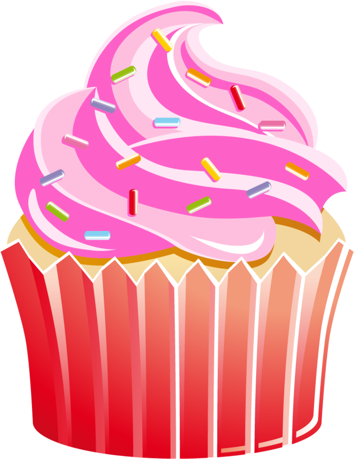 Starburst Clipart - Clip Art Cup Cake - Png Download (807x989), Png Download