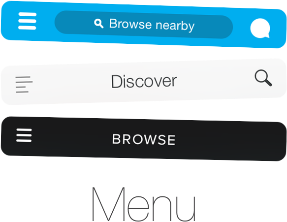 Burger Menu Web Design Clipart (640x640), Png Download