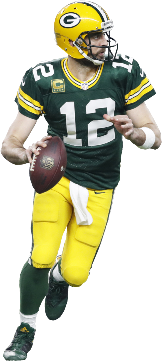 611 X 1307 5 0 - Aaron Rodgers Transparent Background Clipart (611x1307), Png Download
