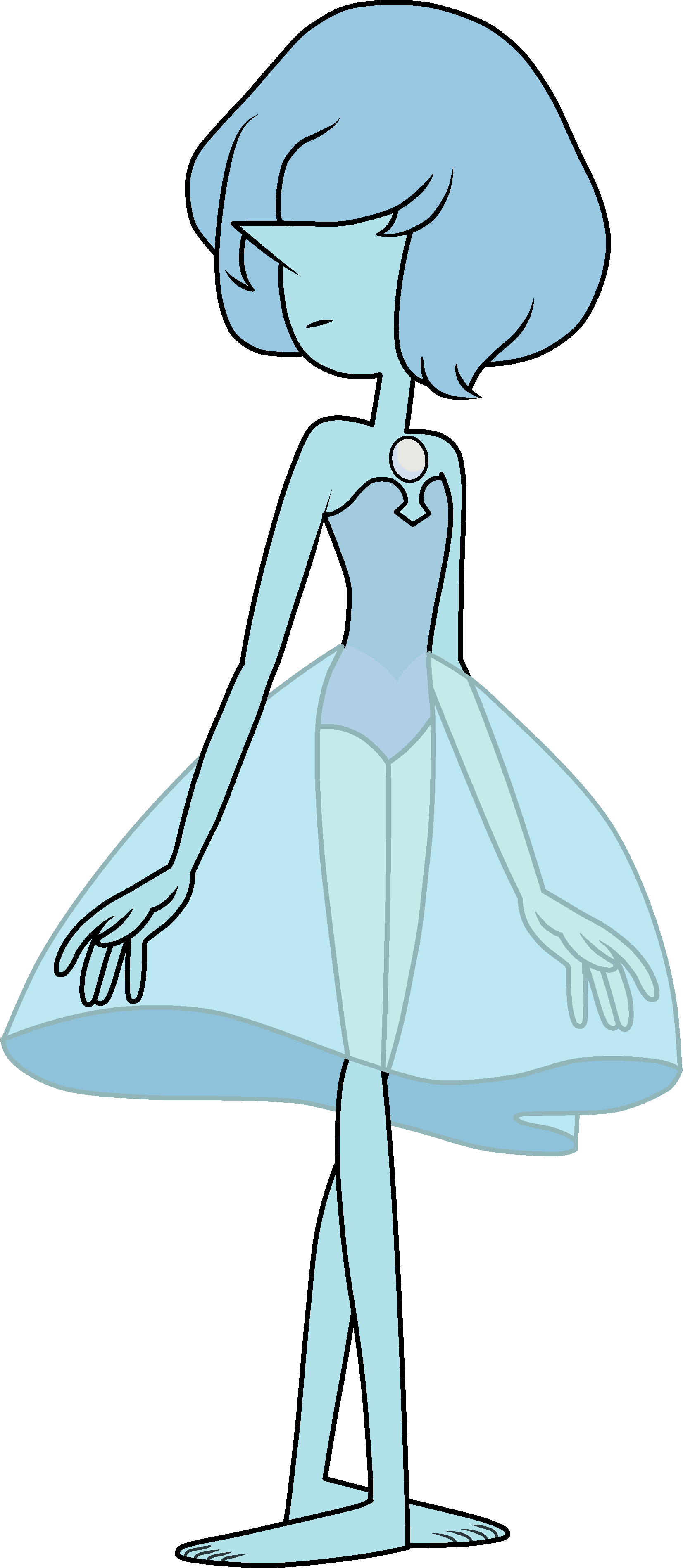 Welcome To Reddit, - Steven Universe Blue Pearl Clipart (1653x3798), Png Download