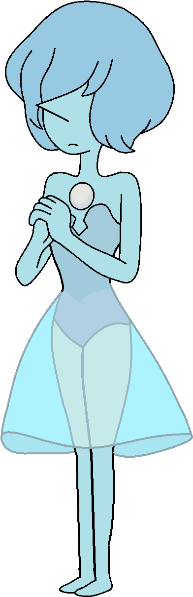 New Blue Pearl - Steven Universe Blue Pearl Png Clipart (500x1297), Png Download