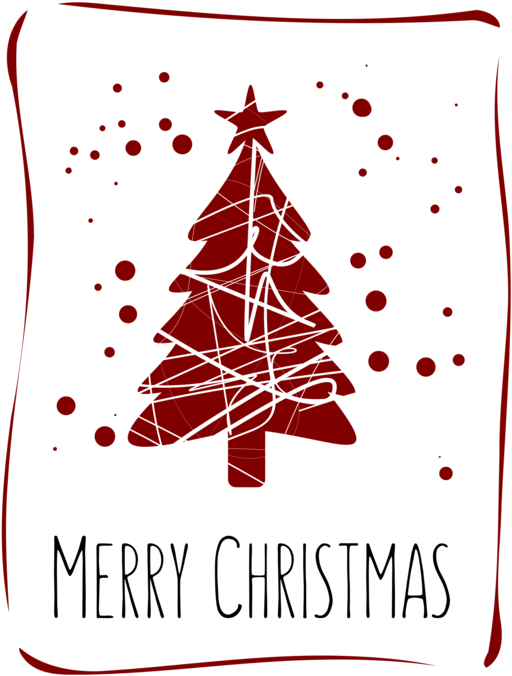 Christmas Tree Icon Design Computer Icons Greeting - Christmas Card Designs Png Clipart (530x750), Png Download
