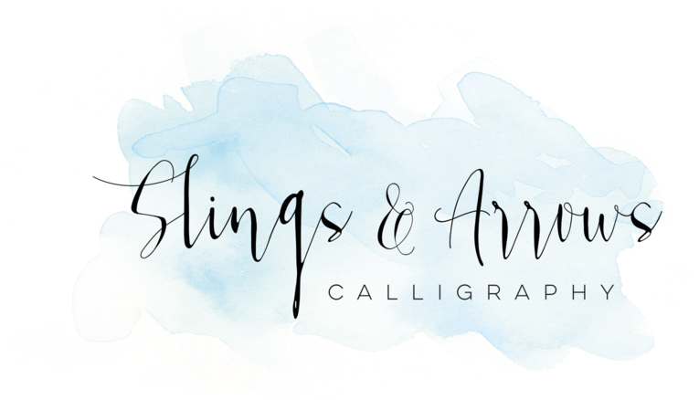 Slings And Arrows Final - Calligraphy Clipart (1000x500), Png Download