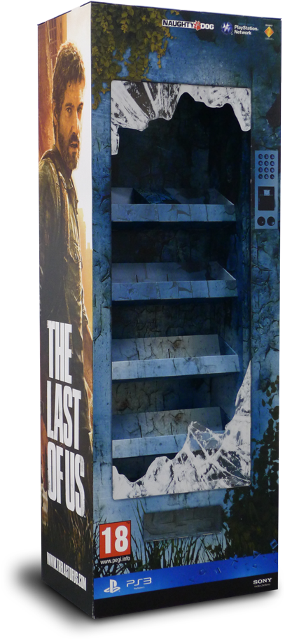 Original Photograph Of Prototype Placed In A Scene - Last Of Us Vending Machine Clipart (420x953), Png Download
