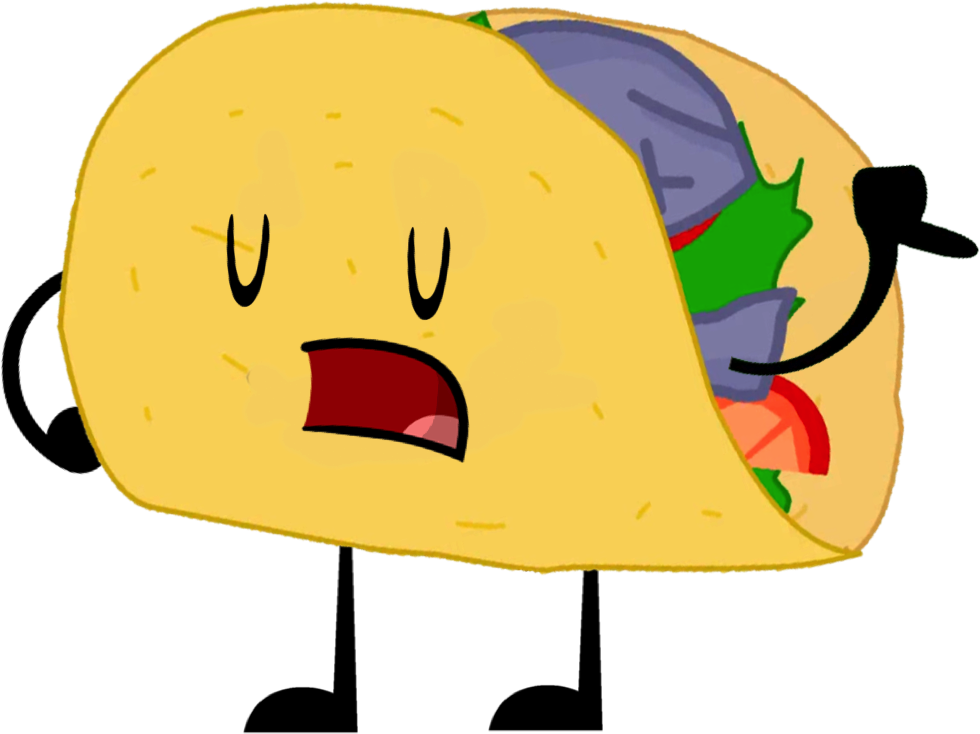 Vector Transparent Library Taco Battle For Dream Island - Battle For Dream Island Taco Clipart (980x734), Png Download