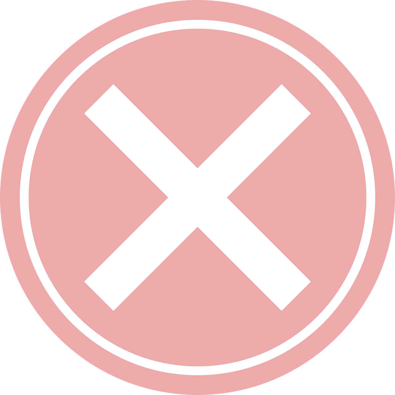 Pink Cute - Circle Clipart (1024x1024), Png Download