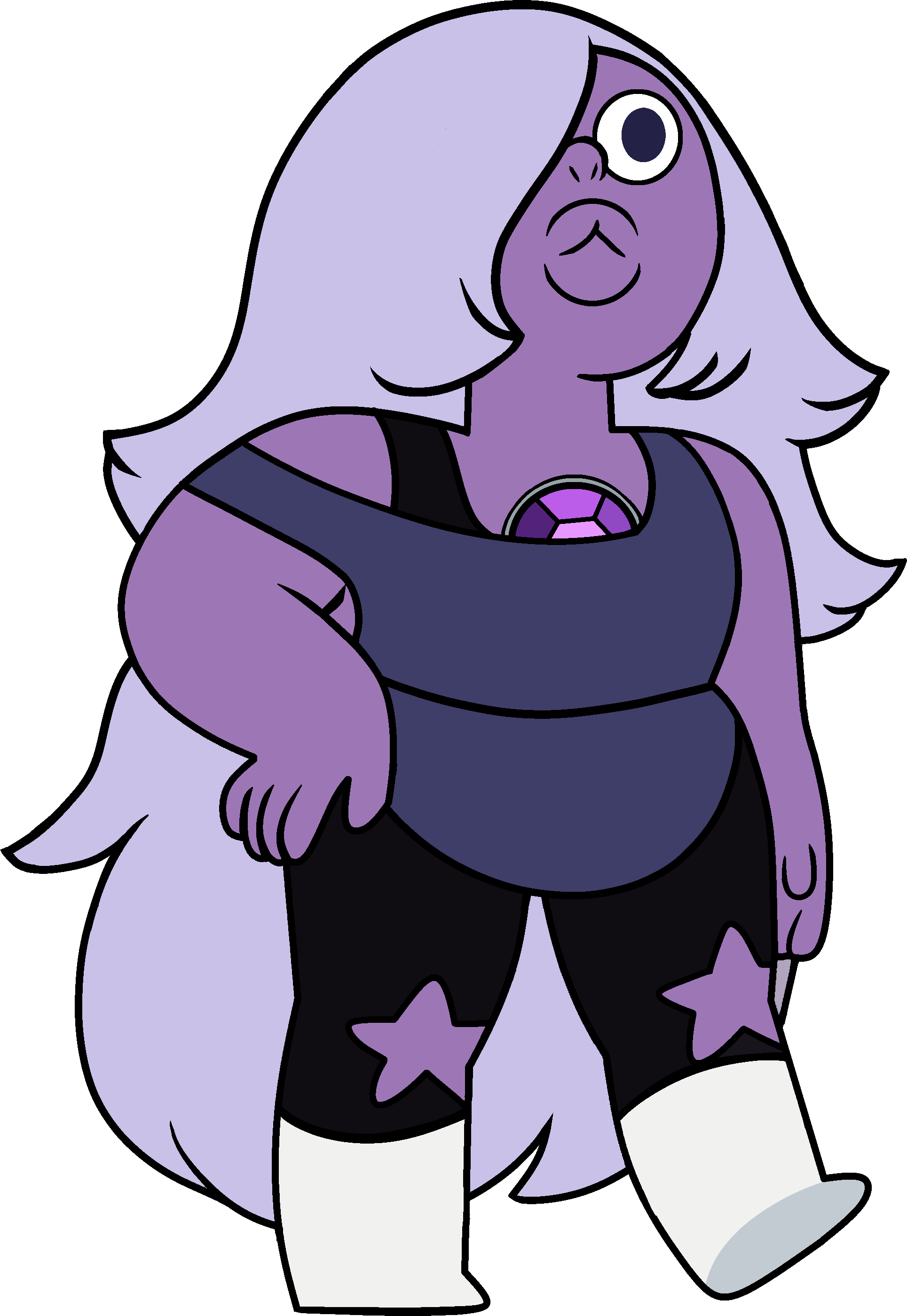 Steven Universe S2 - Amethyst Pants Steven Universe Clipart (1929x2801), Png Download