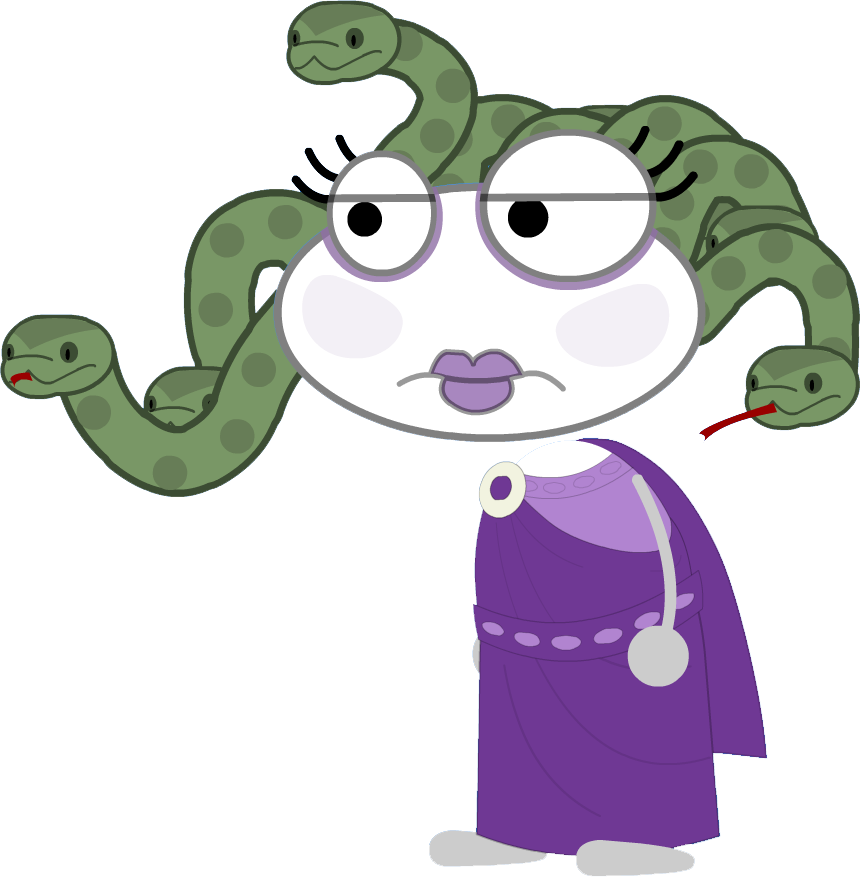 Medusa - Drawing Of Medusa From Percy Jackson Clipart (860x877), Png Download