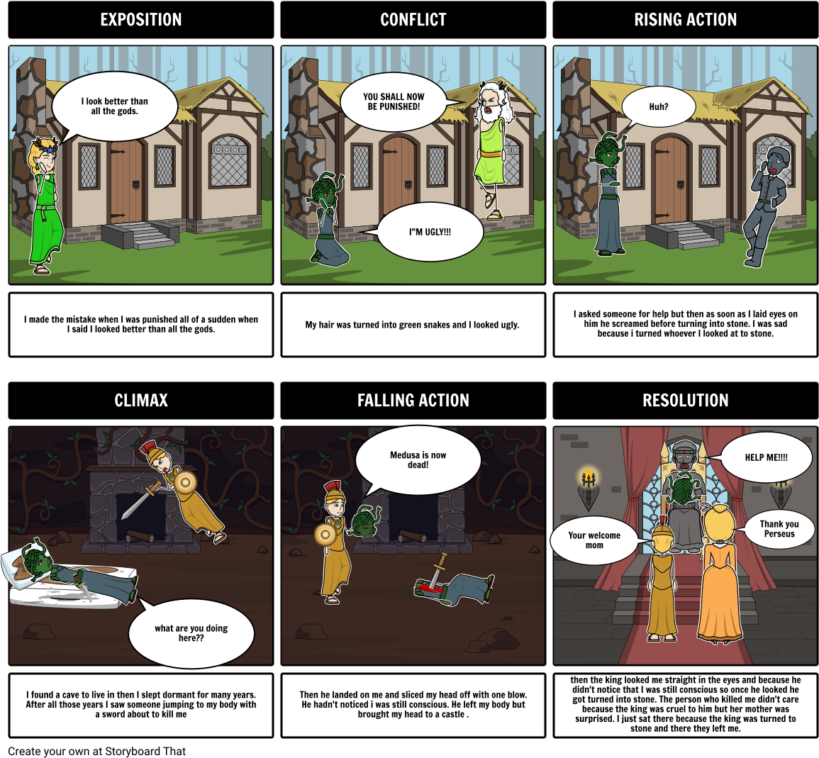 Gorgon Medusa - Holes Storyboard Clipart (1164x1086), Png Download